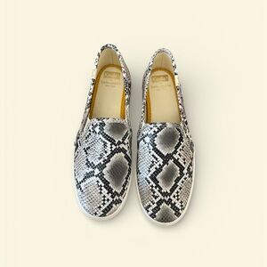 Keds x Kate Spade Double Decker Snake Print Sneaker Women's Slip-on Casual Shoes